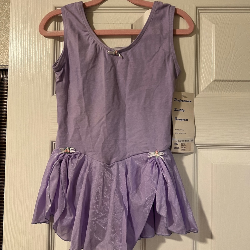Lilac girls 8/10 leotard